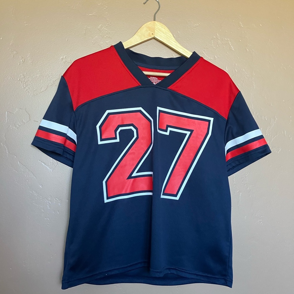 Red and Blue Sports Teen Jersey